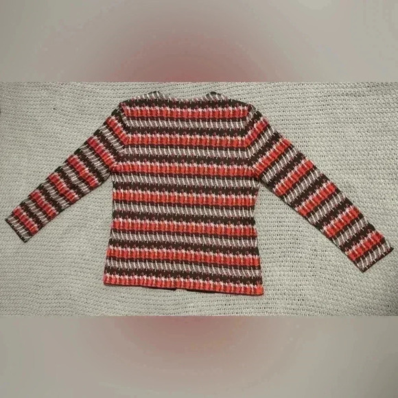 Ming Wang Open Front Jacket Red Black Houndstooth Size PS - Picture 5 of 8